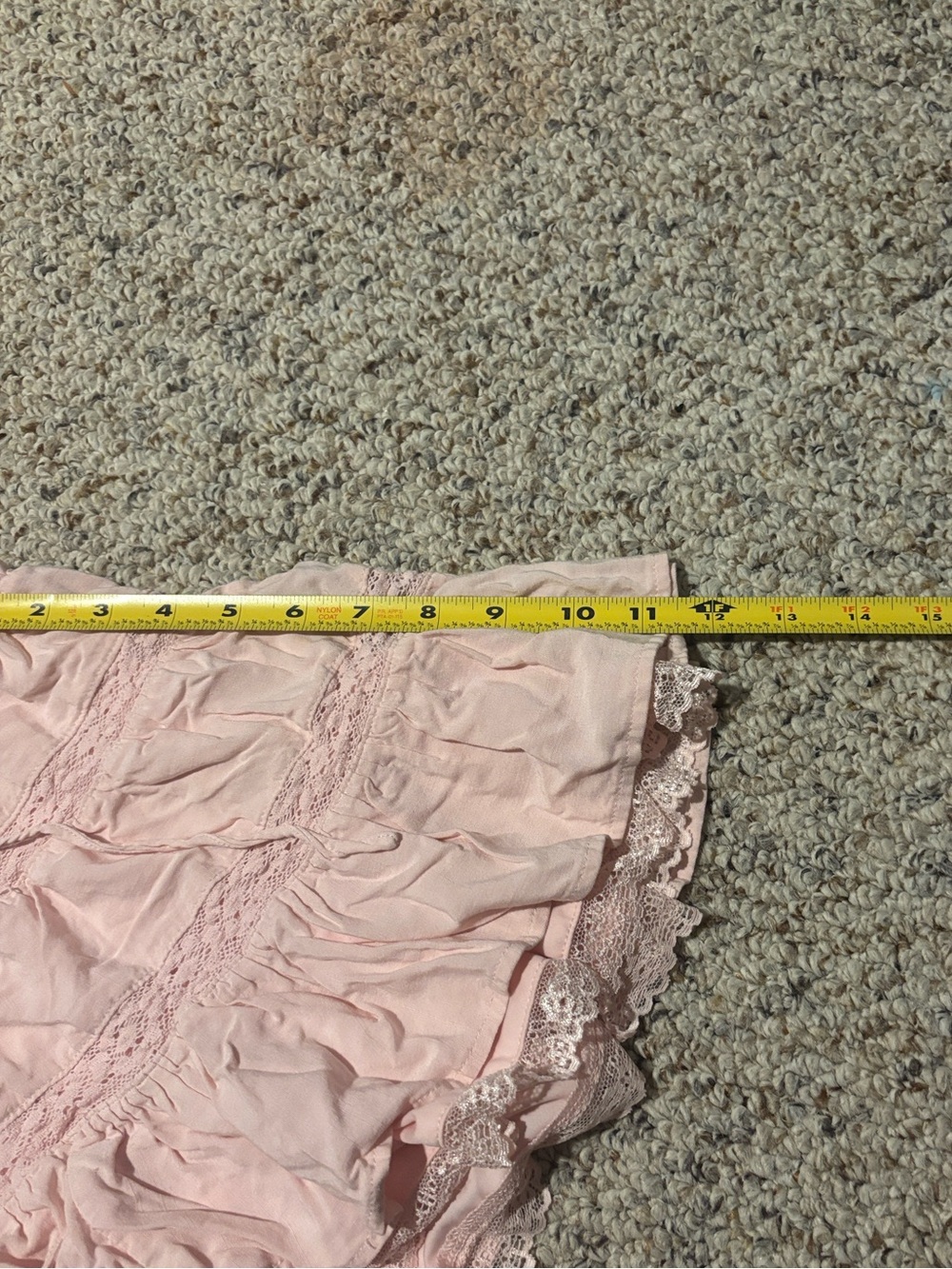 Aeropostale Soft Pink Tiered Lace Mini Skirt - Picture 7 of 7